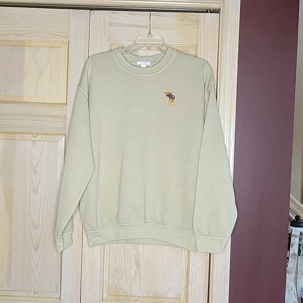 Full Tilt- Women's Light Tan Crewneck Sweatshirt